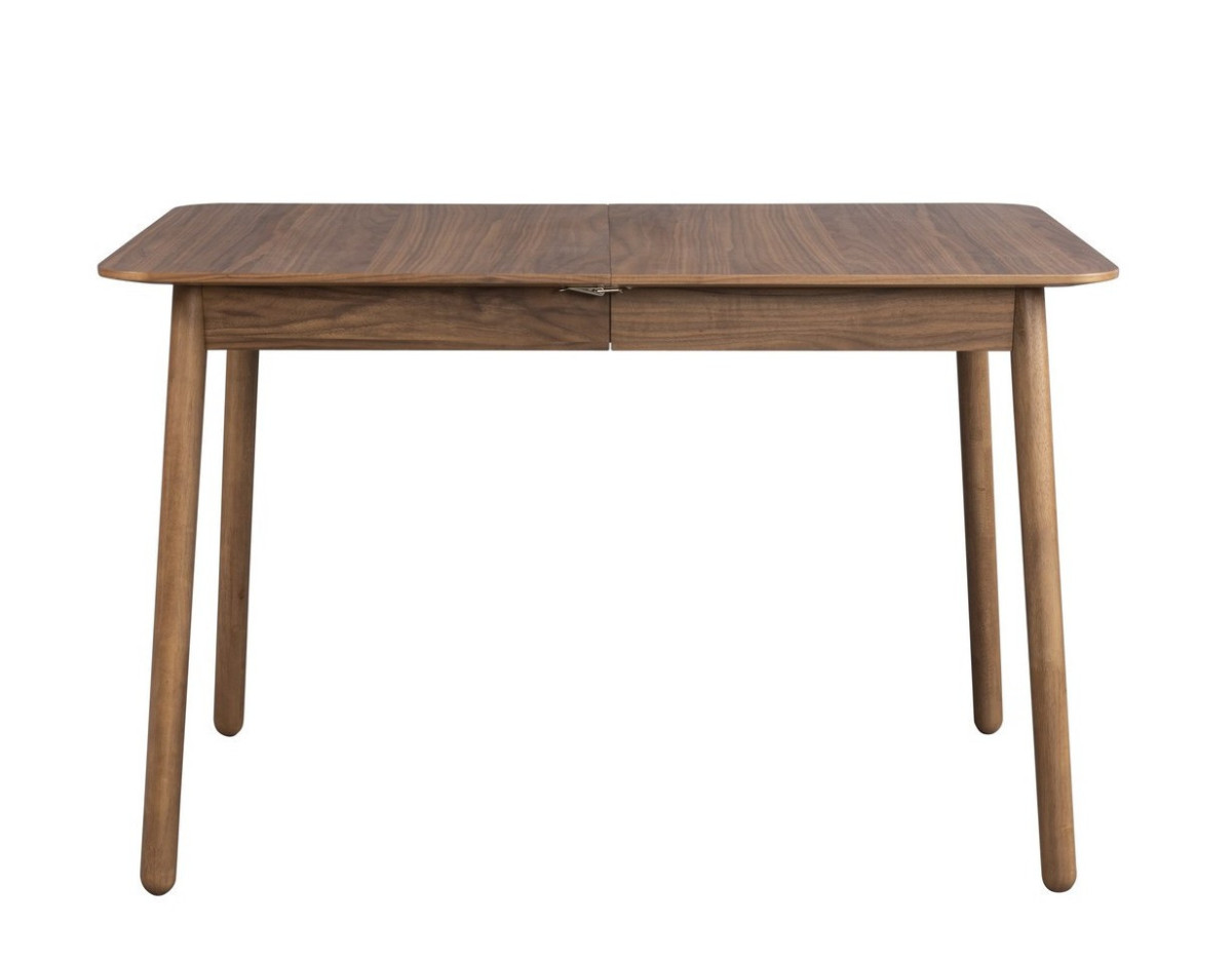 Table à manger extensible 120-162x80cm bois foncé Table à manger extensible 120-162x80cm bois foncé
