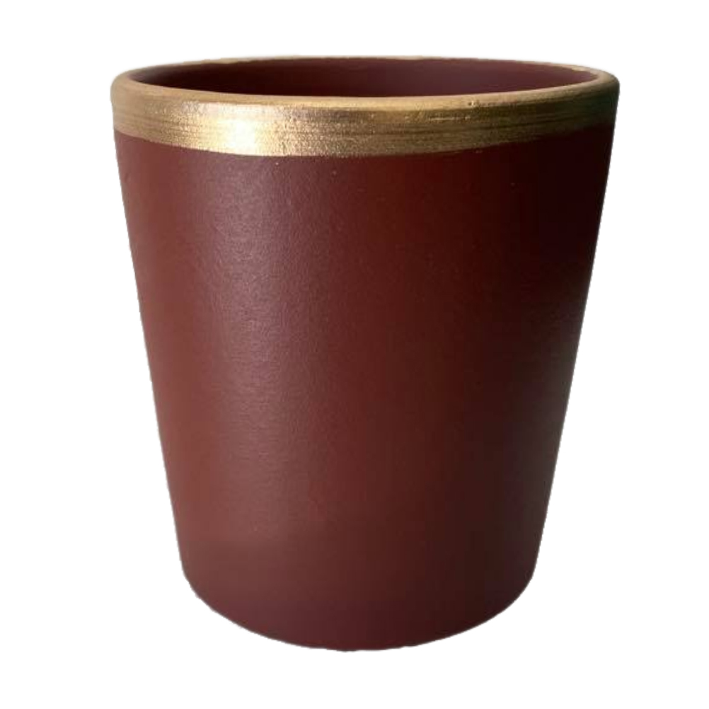 Cache pot en céramique H14cm (photo) Cache pot en céramique H14cm