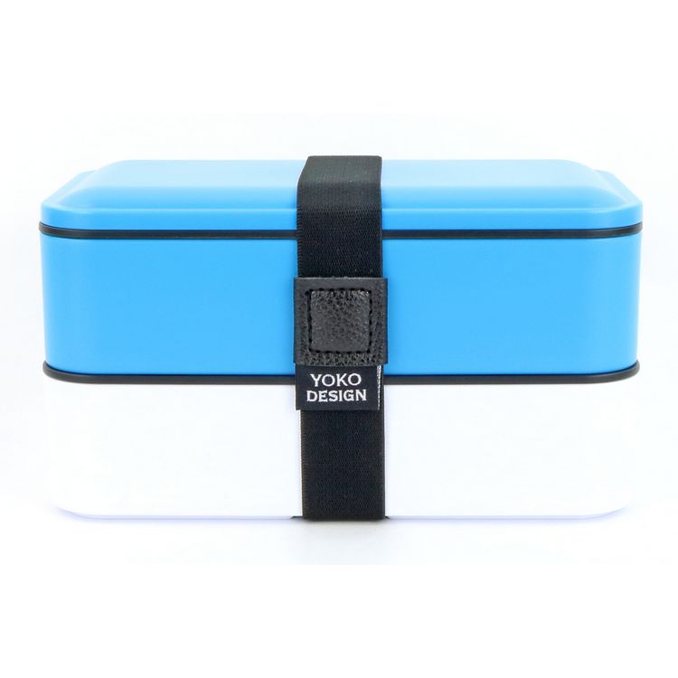 Lunch box 2 etages coloris bleu 1200 ml Lunch box 2 etages coloris bleu 1200 ml