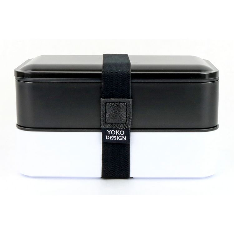 Lunch box 2 etages coloris noir 1200 ml Lunch box 2 etages coloris noir 1200 ml