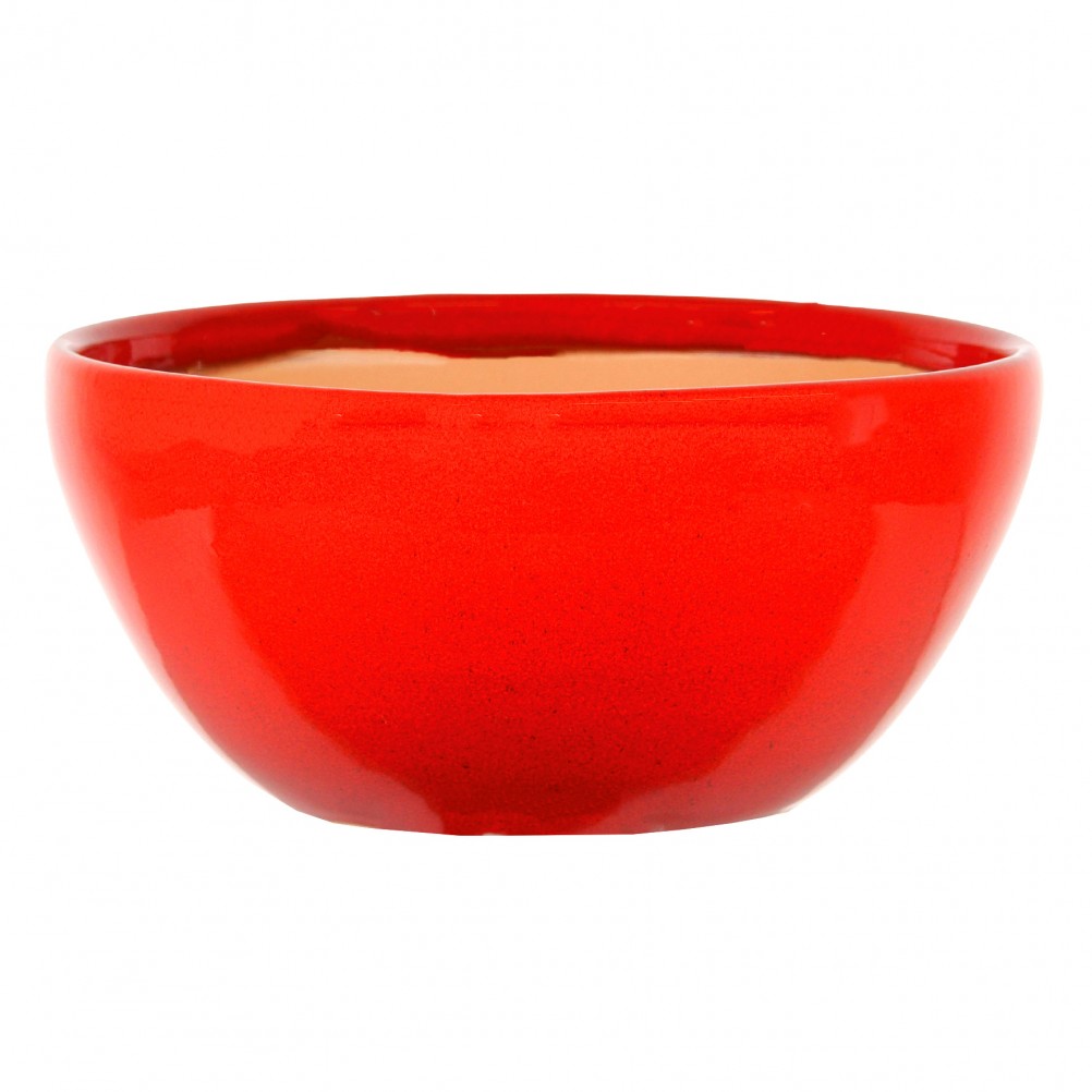 Cache pot rouge en terre cuite H13cm Cache pot rouge en terre cuite H13cm