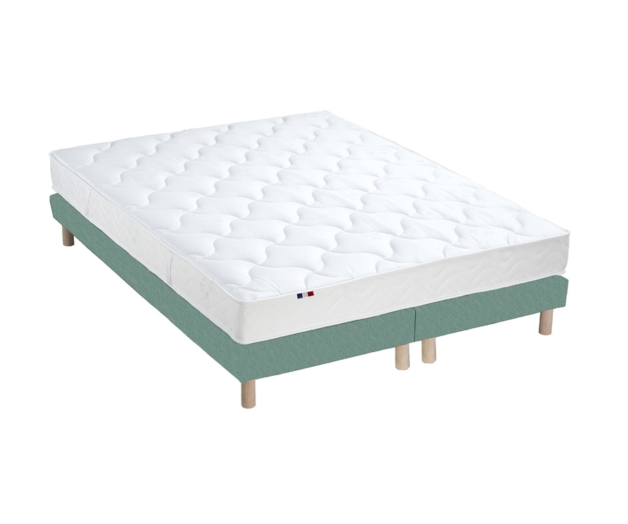Ensemble matelas latex3 zones sommier vert 160x200 Ensemble matelas latex3 zones sommier vert 160x200