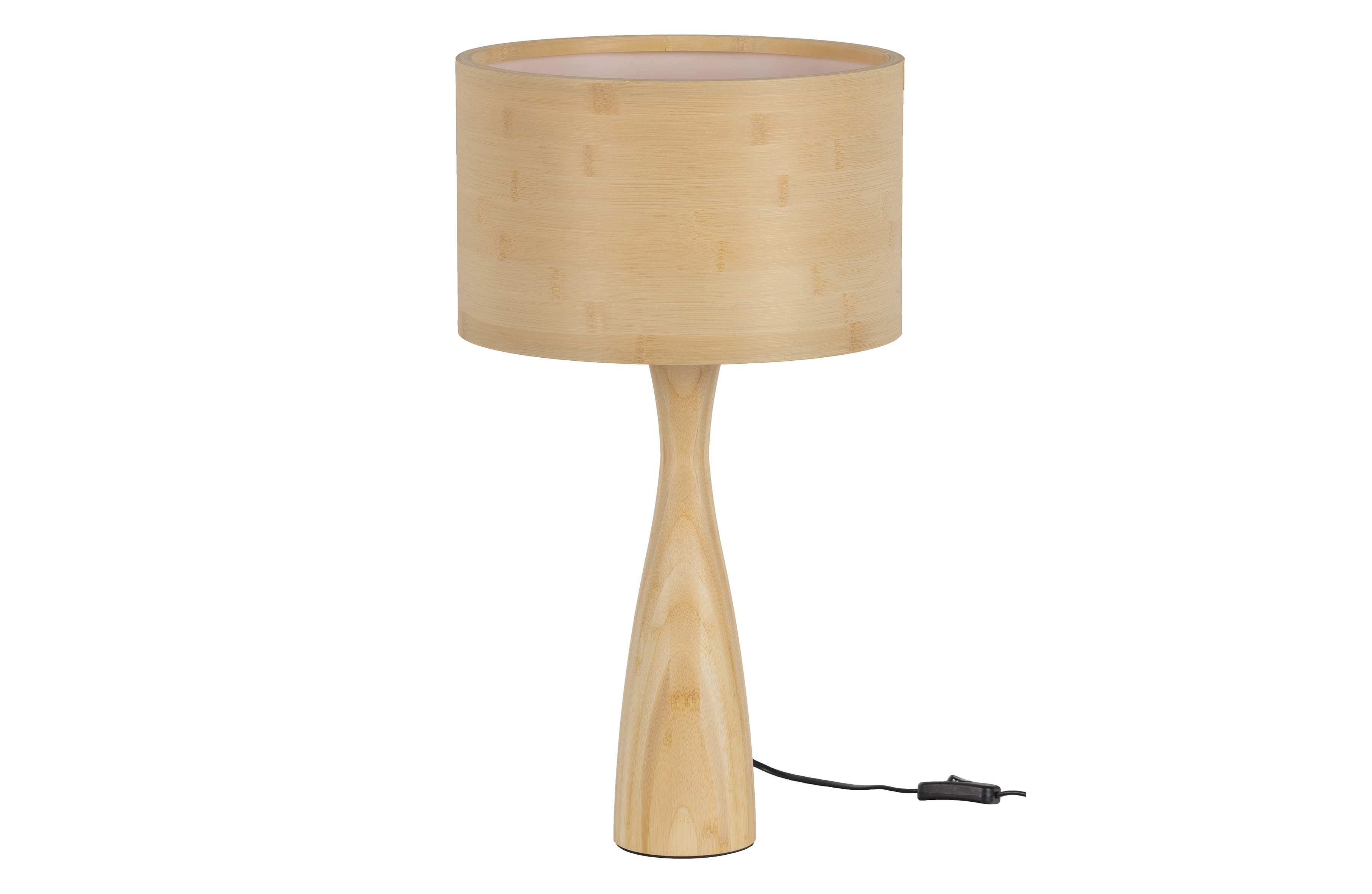 Lampe à poser en bois naturel Lampe à poser en bois naturel