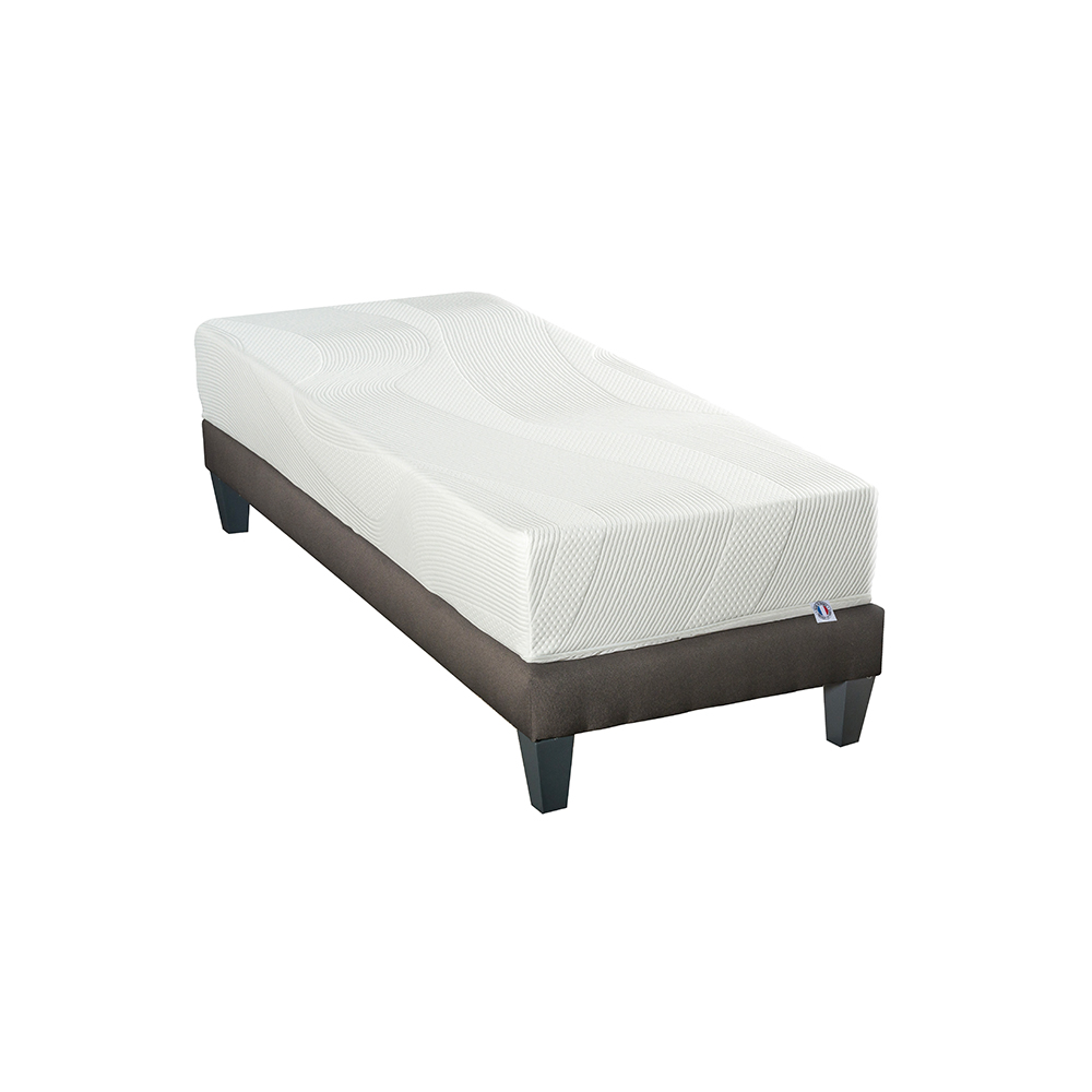 Ensemble Paris 90x190 Matelas + Sommier Bois (photo) Ensemble Paris 90x190 Matelas + Sommier Bois