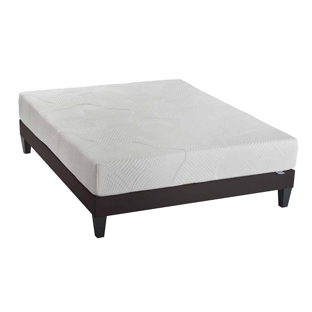 Ensemble Oslo 140x200 Matelas + Sommier Bois (photo) Ensemble Oslo 140x200 Matelas + Sommier Bois