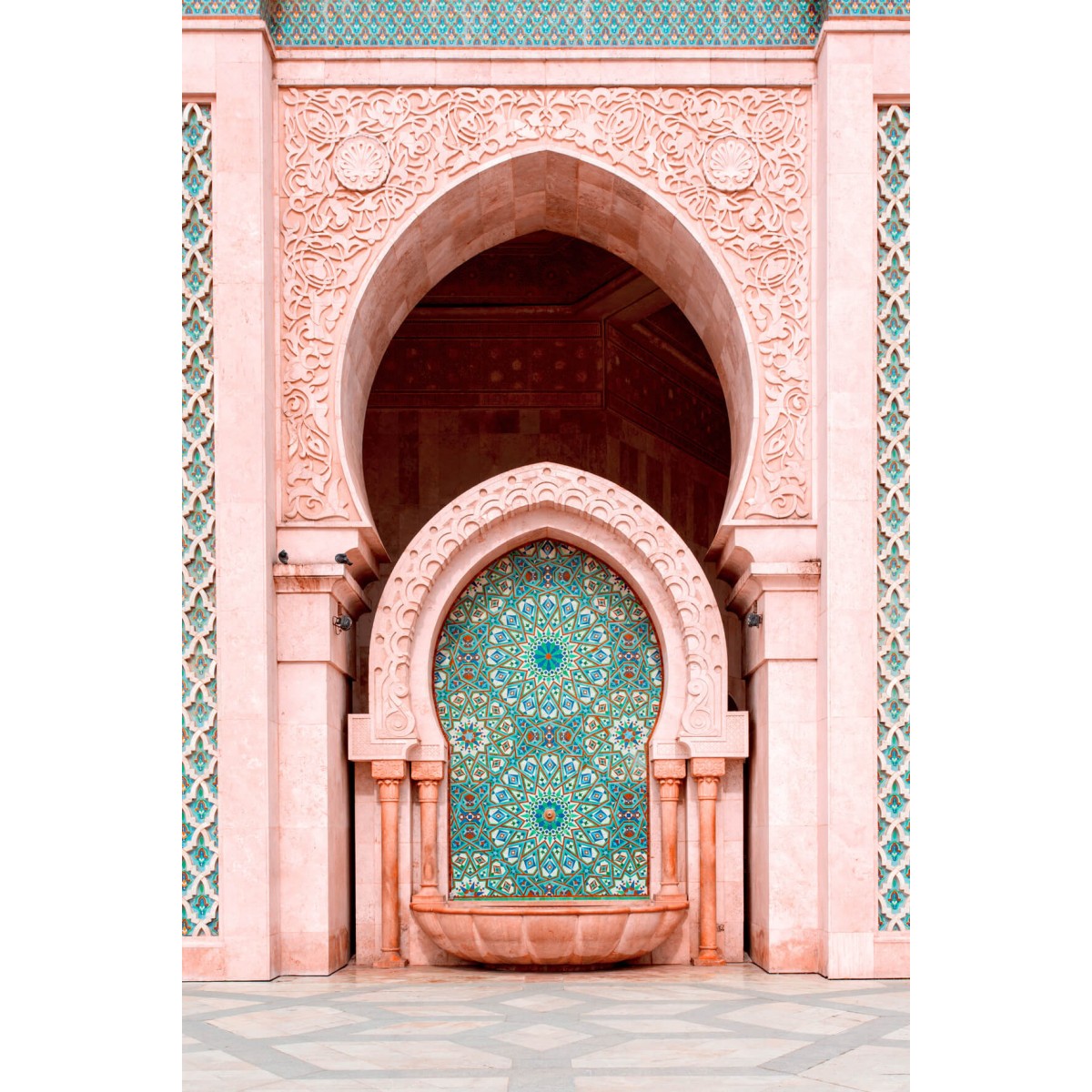 Tableau sur toile architecture marocaine 30x45cm Tableau sur toile architecture marocaine 30x45cm