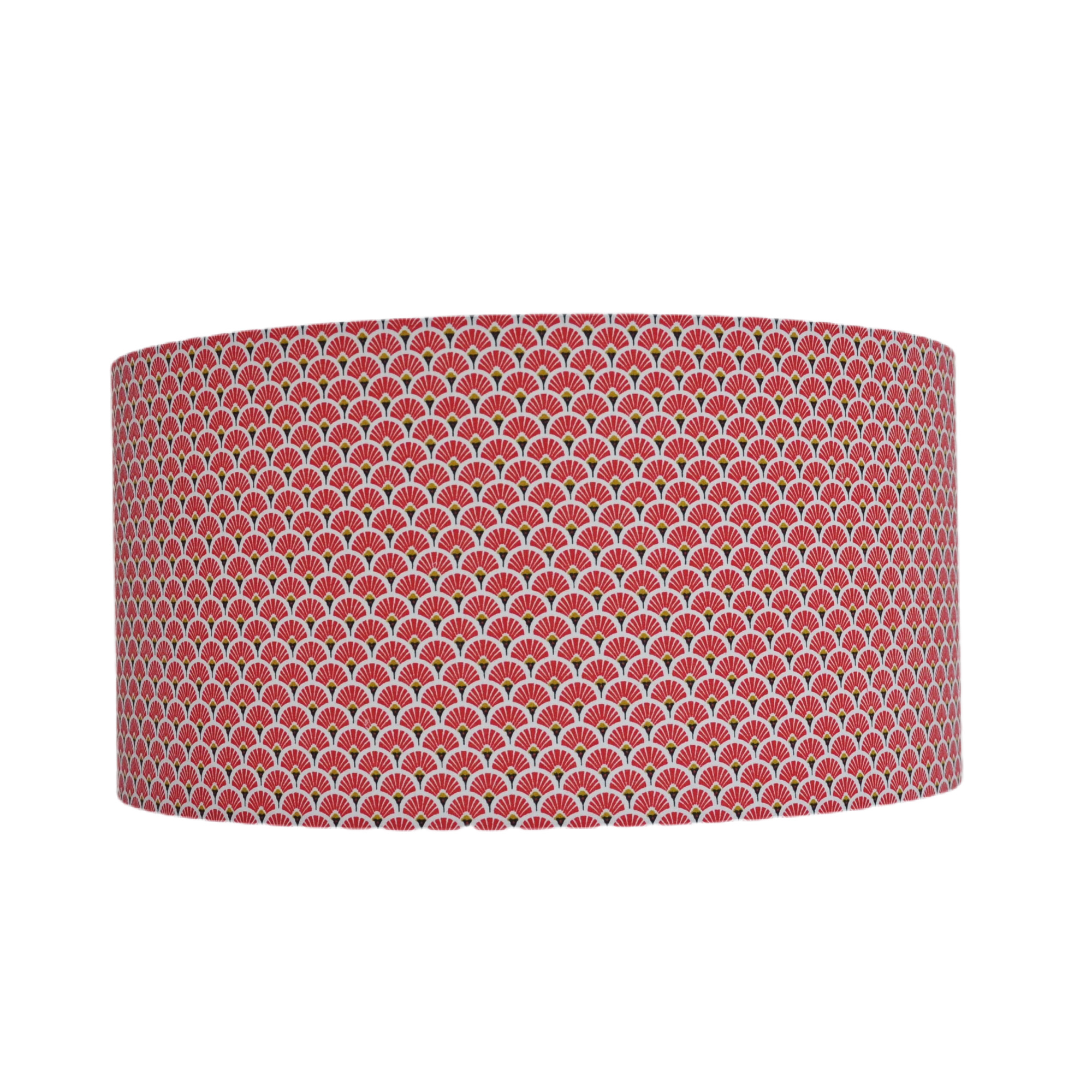 Suspension eventail rouge et or diamètre 15 cm Suspension eventail rouge et or diamètre 15 cm