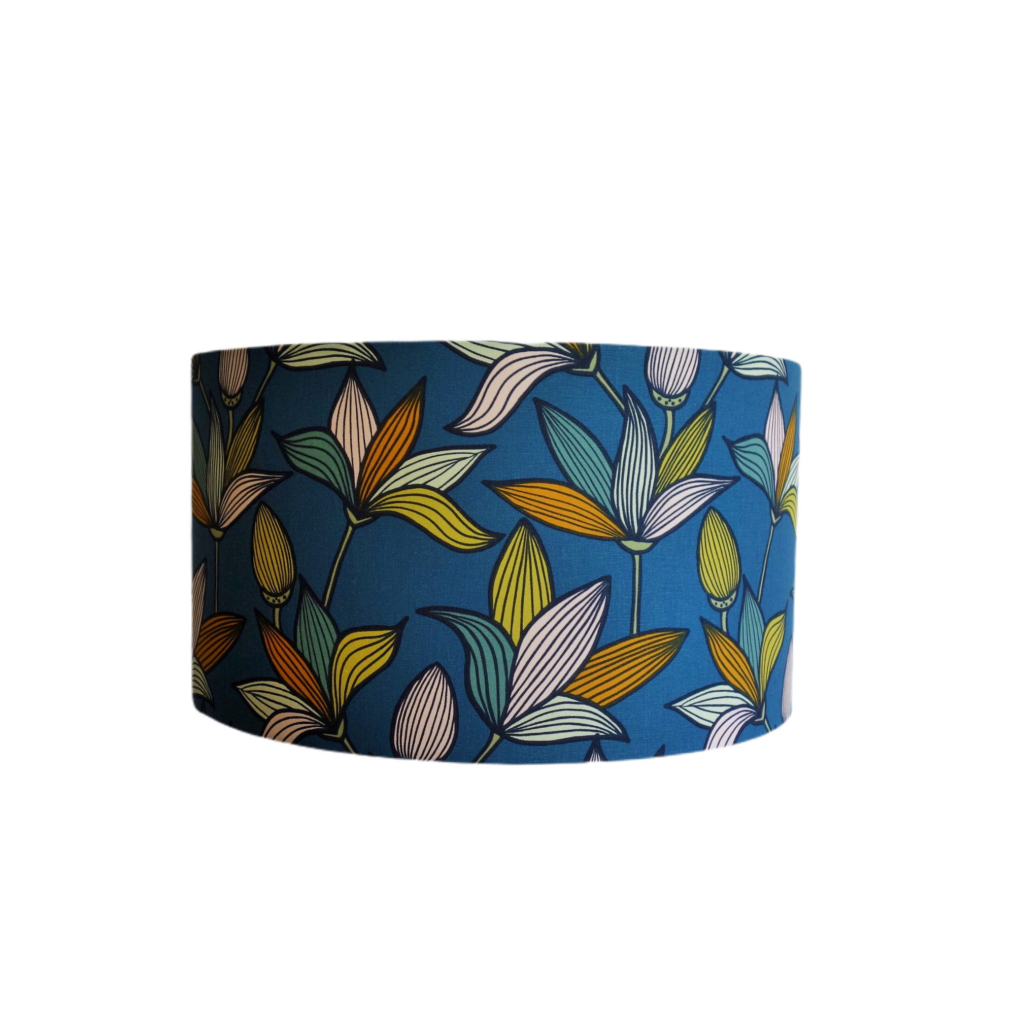 Suspension fleur de tige bleu vert diamètre 40 cm Suspension fleur de tige bleu vert diamètre 40 cm
