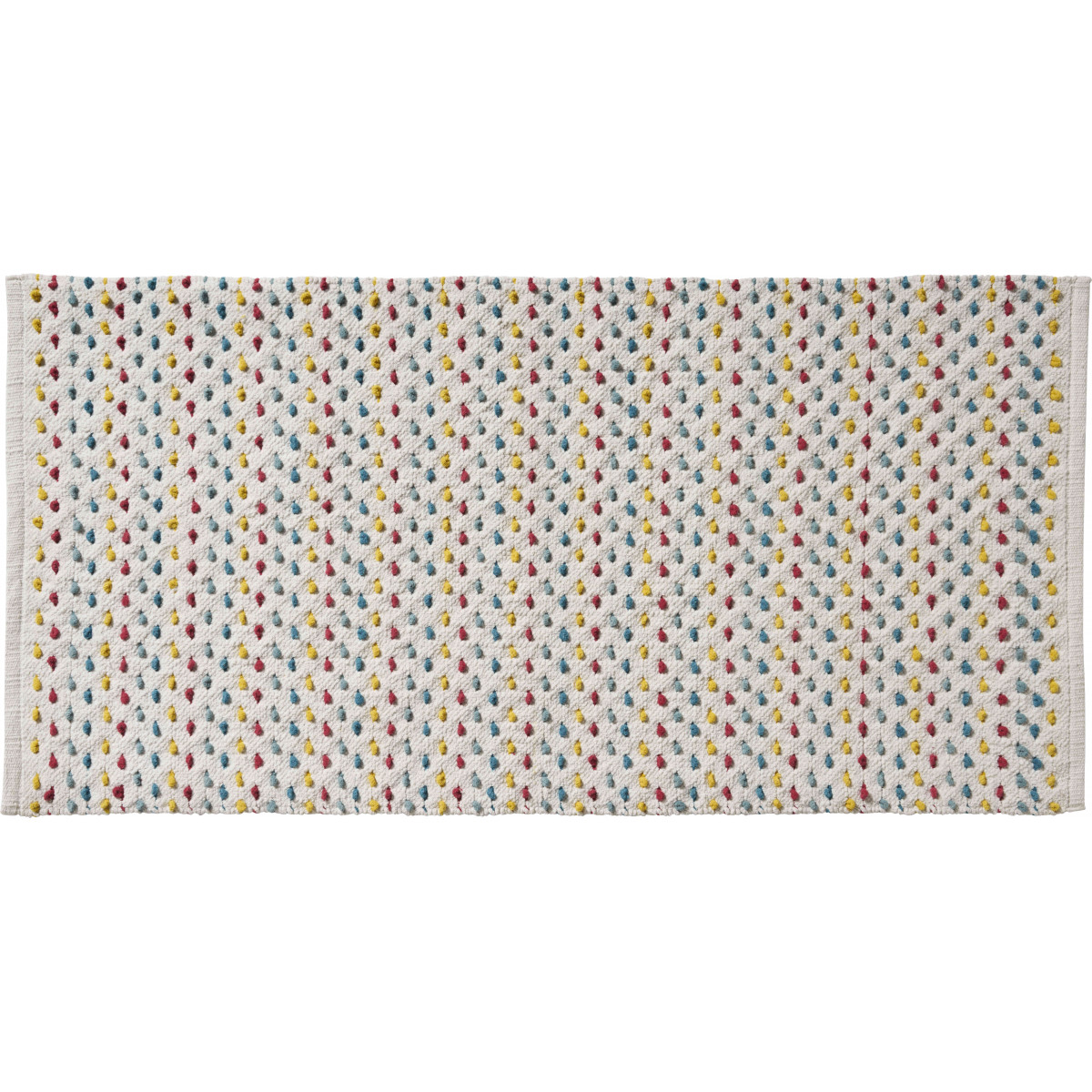 Tapis de bain fantaisie 60x120cm chenille Folk Confetti Tapis de bain fantaisie 60x120cm chenille Folk Confetti