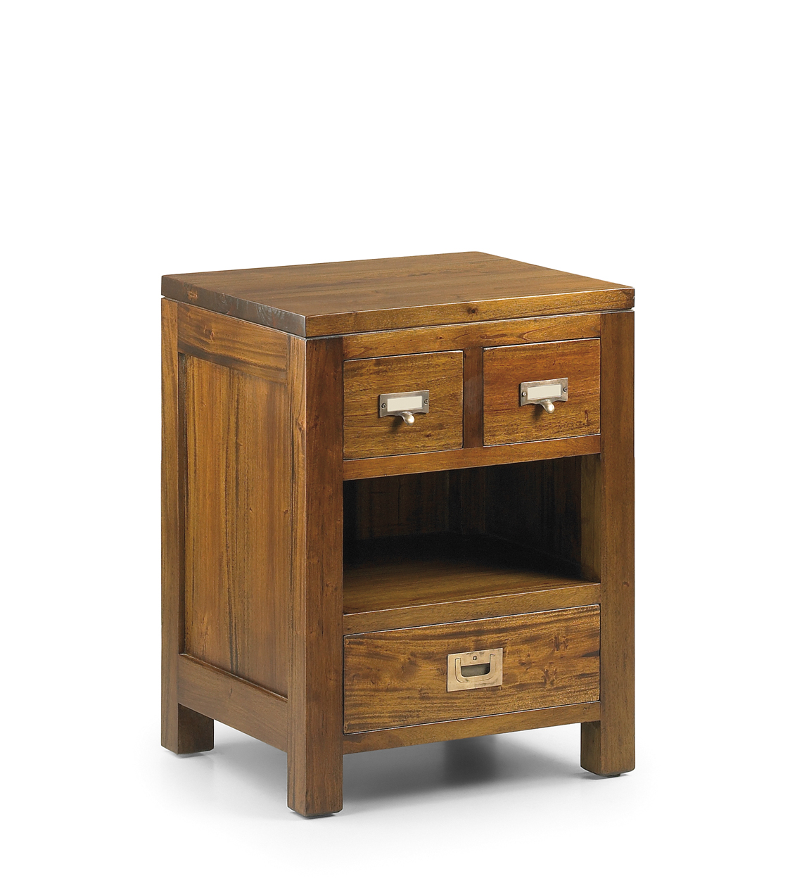 Table de chevet en bois marron L 45 cm Table de chevet en bois marron L 45 cm