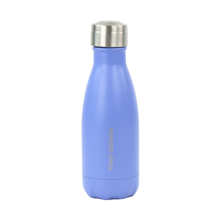 Bouteille isotherme 260 ml bleu mat Bouteille isotherme 260 ml bleu mat