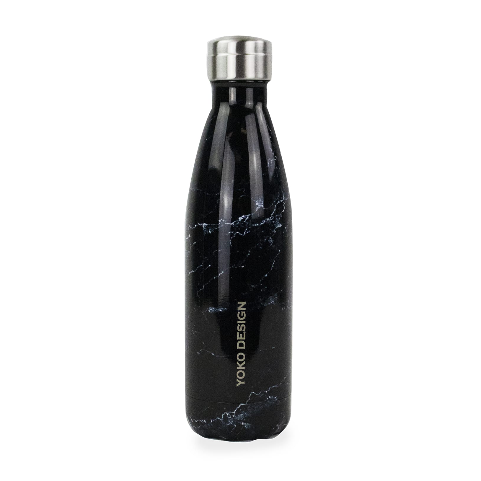 Bouteille 500 ml isotherme marbree noire