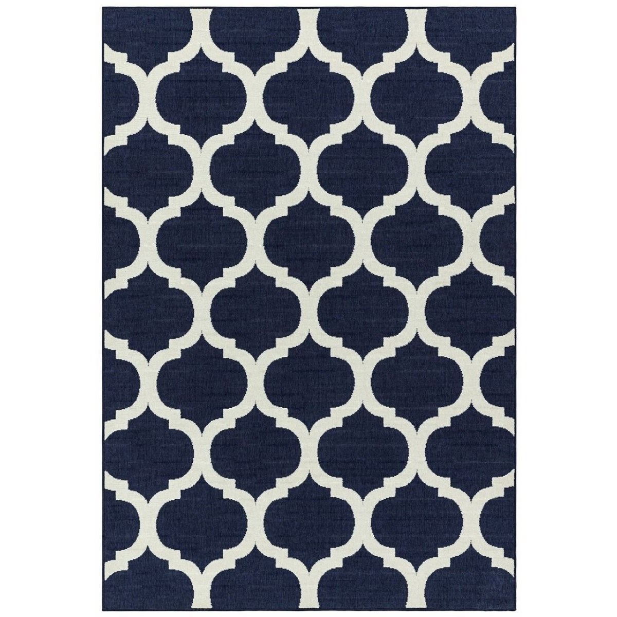 Tapis intérieur extérieur en Polypropylène Bleu 120x170 cm Tapis intérieur extérieur en Polypropylène Bleu 120x170 cm