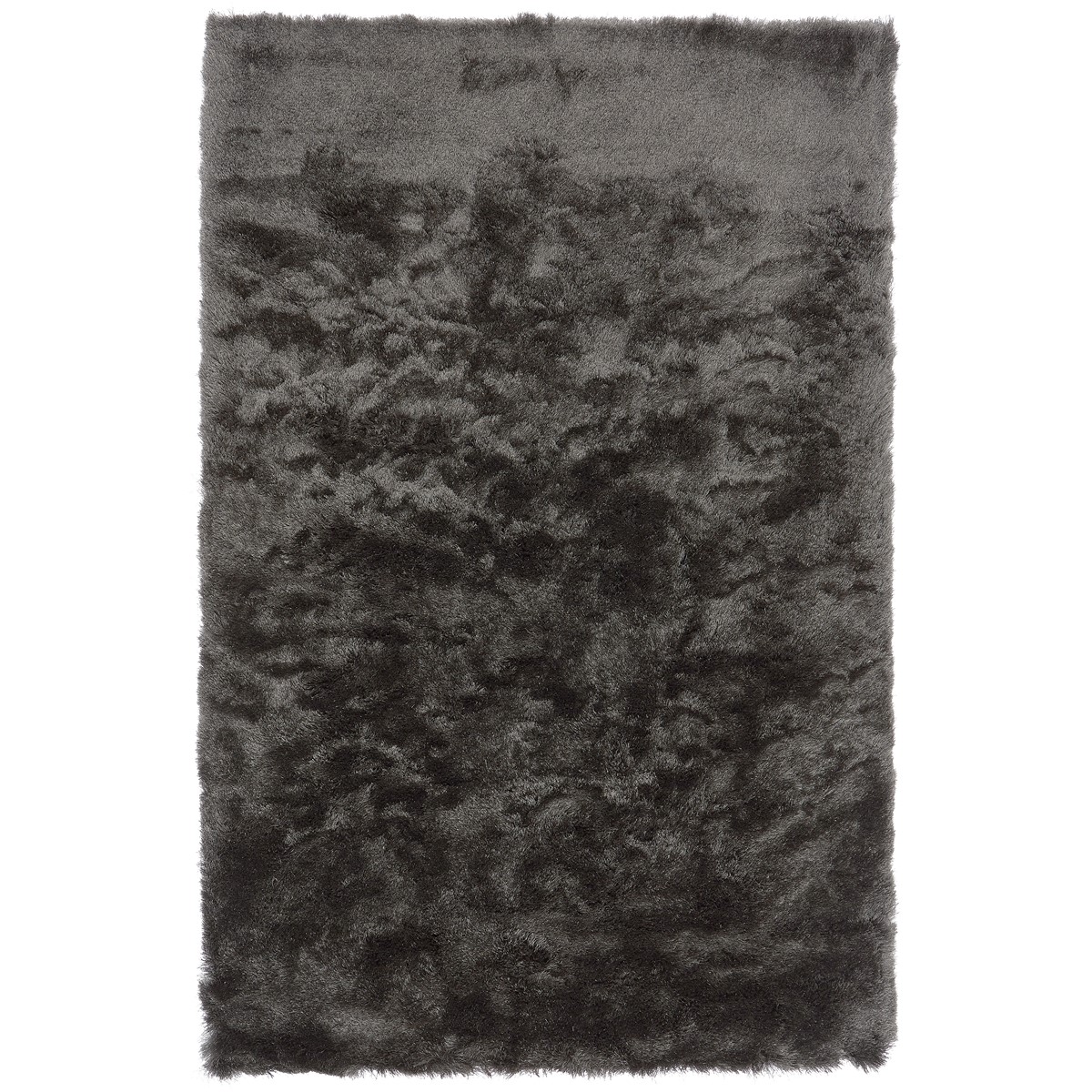 Tapis shaggy doux en Polyester Gris anthracite 120x180 cm