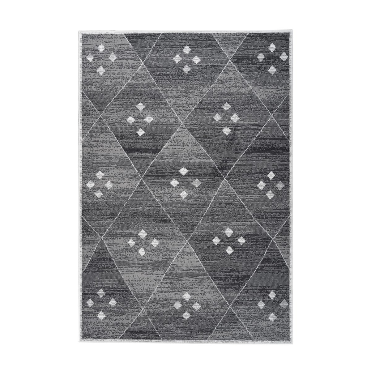 Tapis de salon en Polypropylène Gris 200x290 cm Tapis de salon en Polypropylène Gris 200x290 cm
