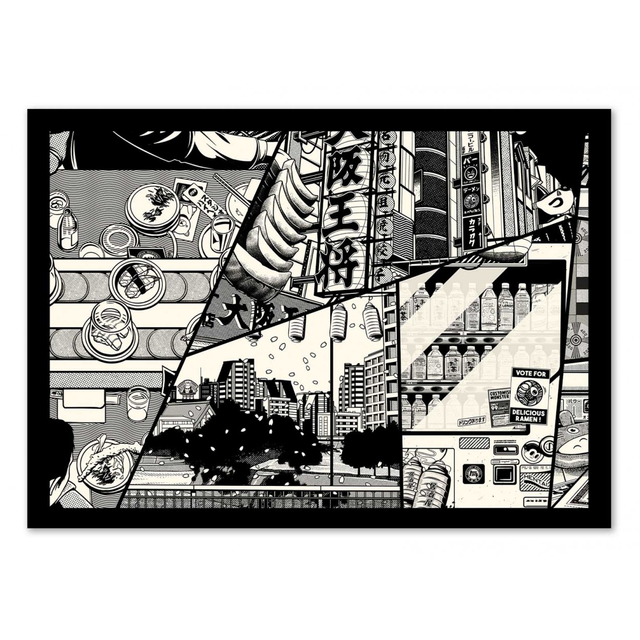 MANGA - Affiche d'art 50 x 70 cm MANGA - Affiche d'art 50 x 70 cm