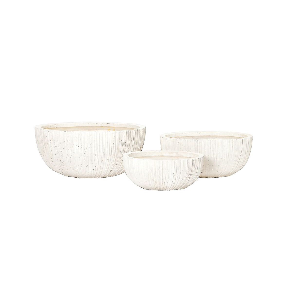 Lot de 3 pots en fibre de verre D30-37-44 Lot de 3 pots en fibre de verre D30-37-44