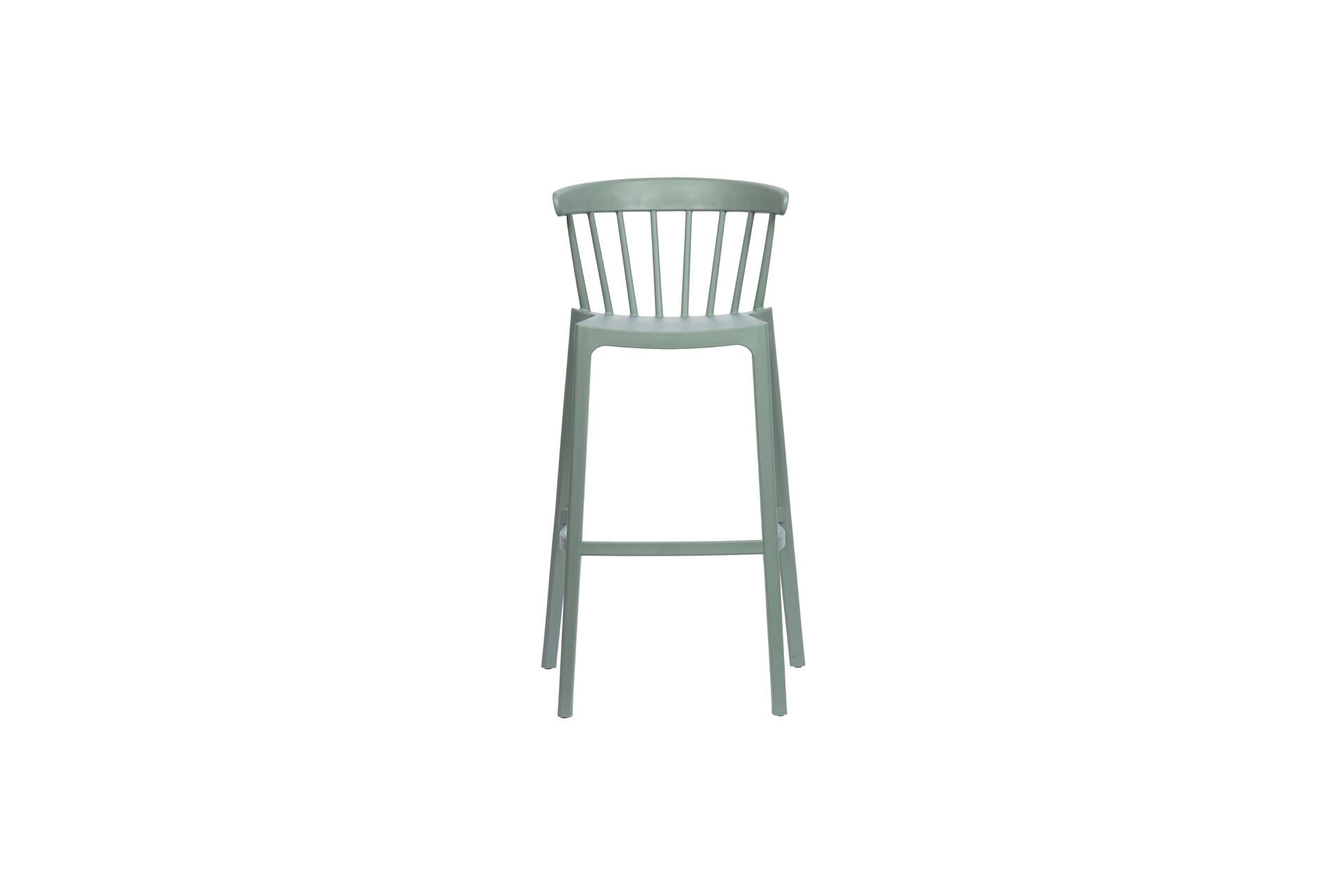 Tabouret de bar extérieur en plastique vert Tabouret de bar extérieur en plastique vert