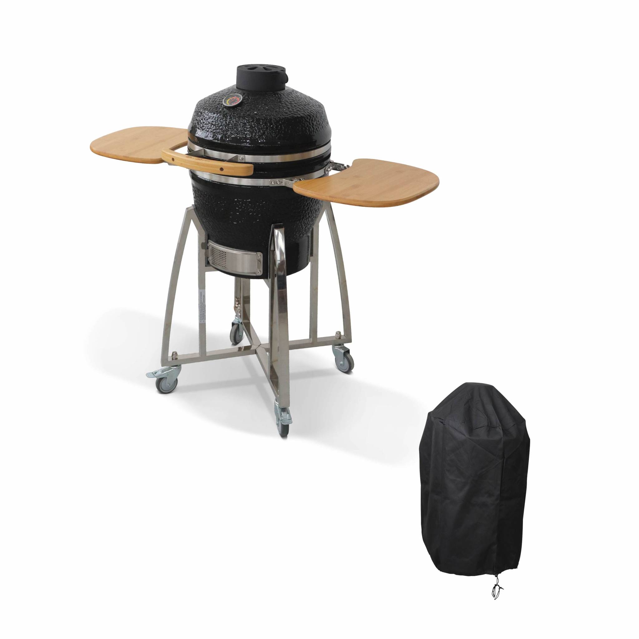Barbecue charbon en céramique avec housse D45cm Barbecue charbon en céramique avec housse D45cm