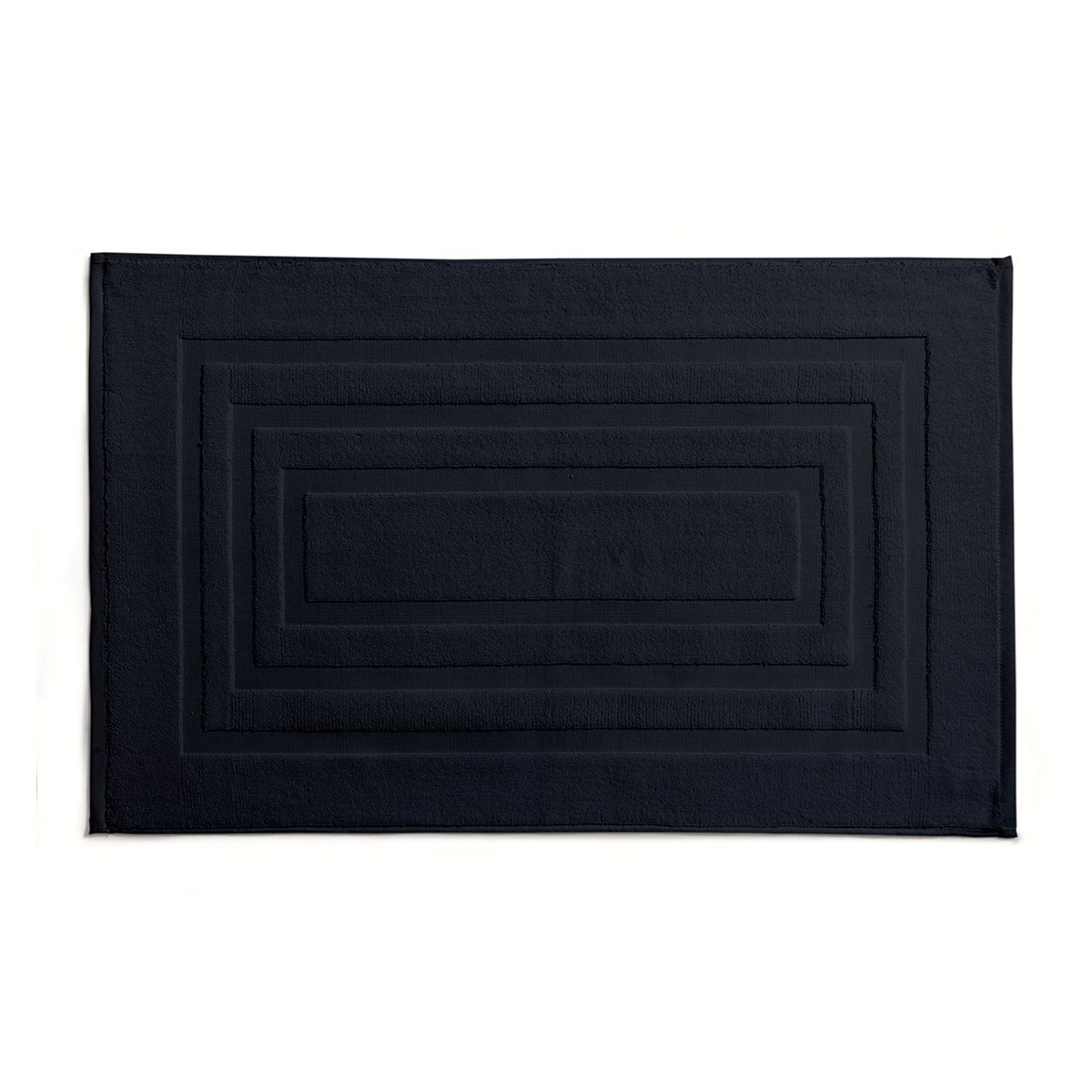 Tapis de bain Uni en Coton Noir 50x85 cm Tapis de bain Uni en Coton Noir 50x85 cm