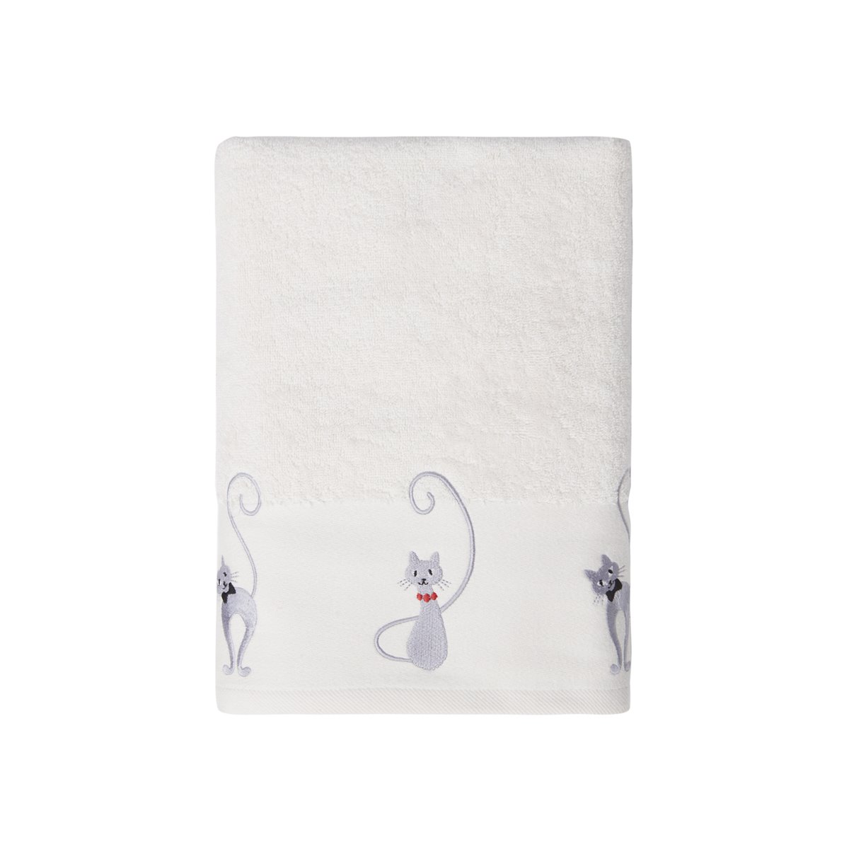Drap de bain Blanc Casse 70x140 cm Drap de bain Blanc Casse 70x140 cm