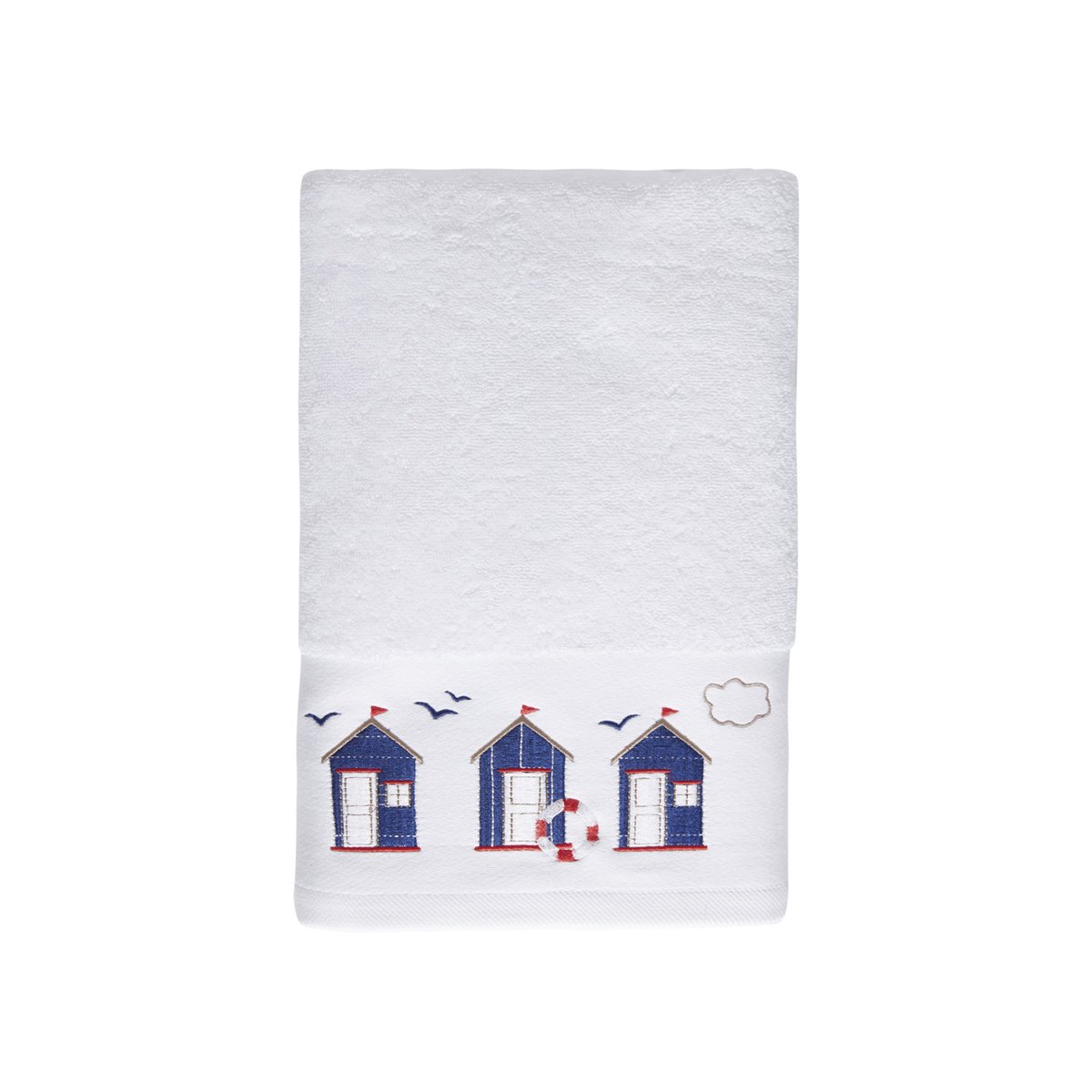 Drap de bain cabine 21 Blanc 70x140 cm Drap de bain cabine 21 Blanc 70x140 cm