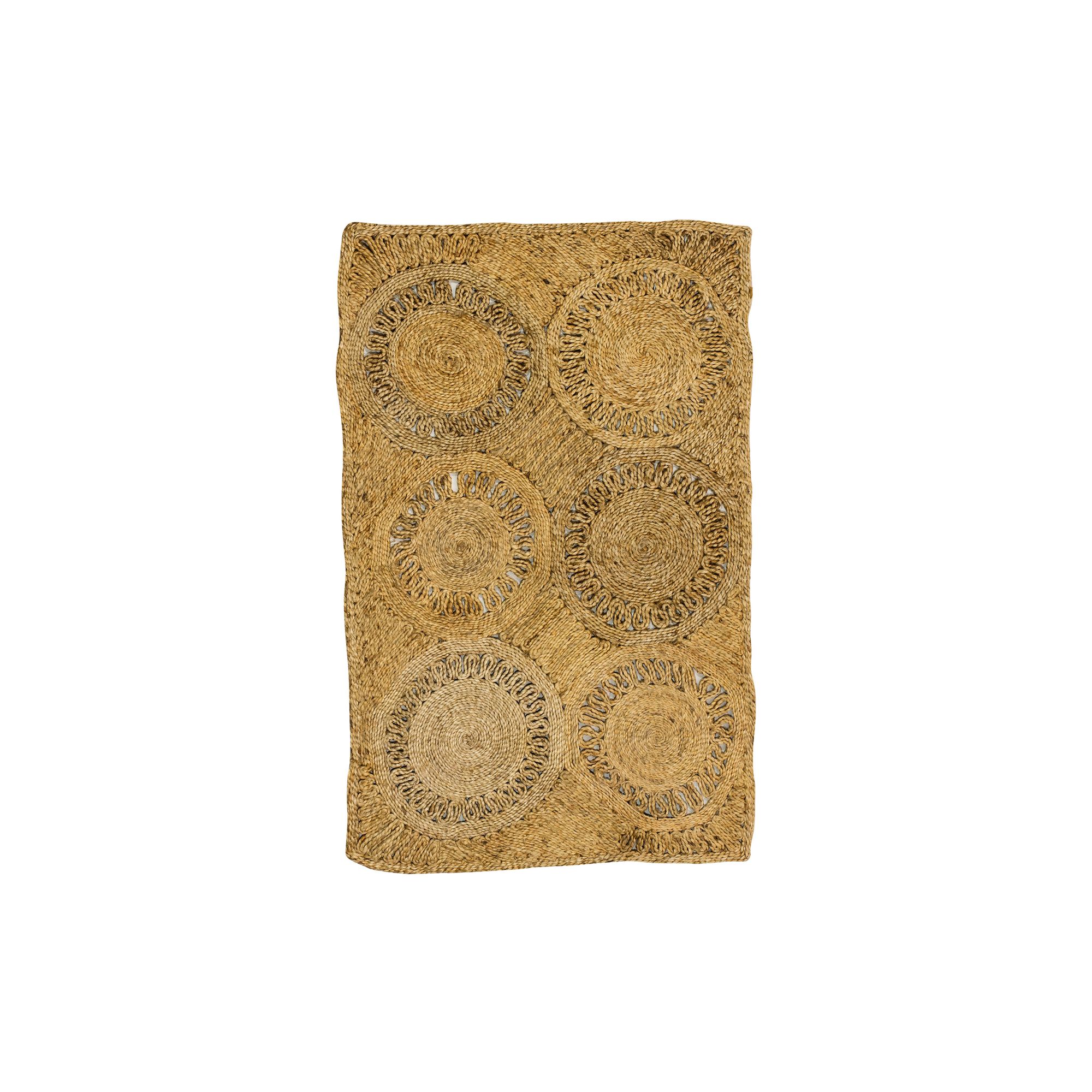 Tapis en jute tissé à la main 150cm Tapis en jute tissé à la main 150cm