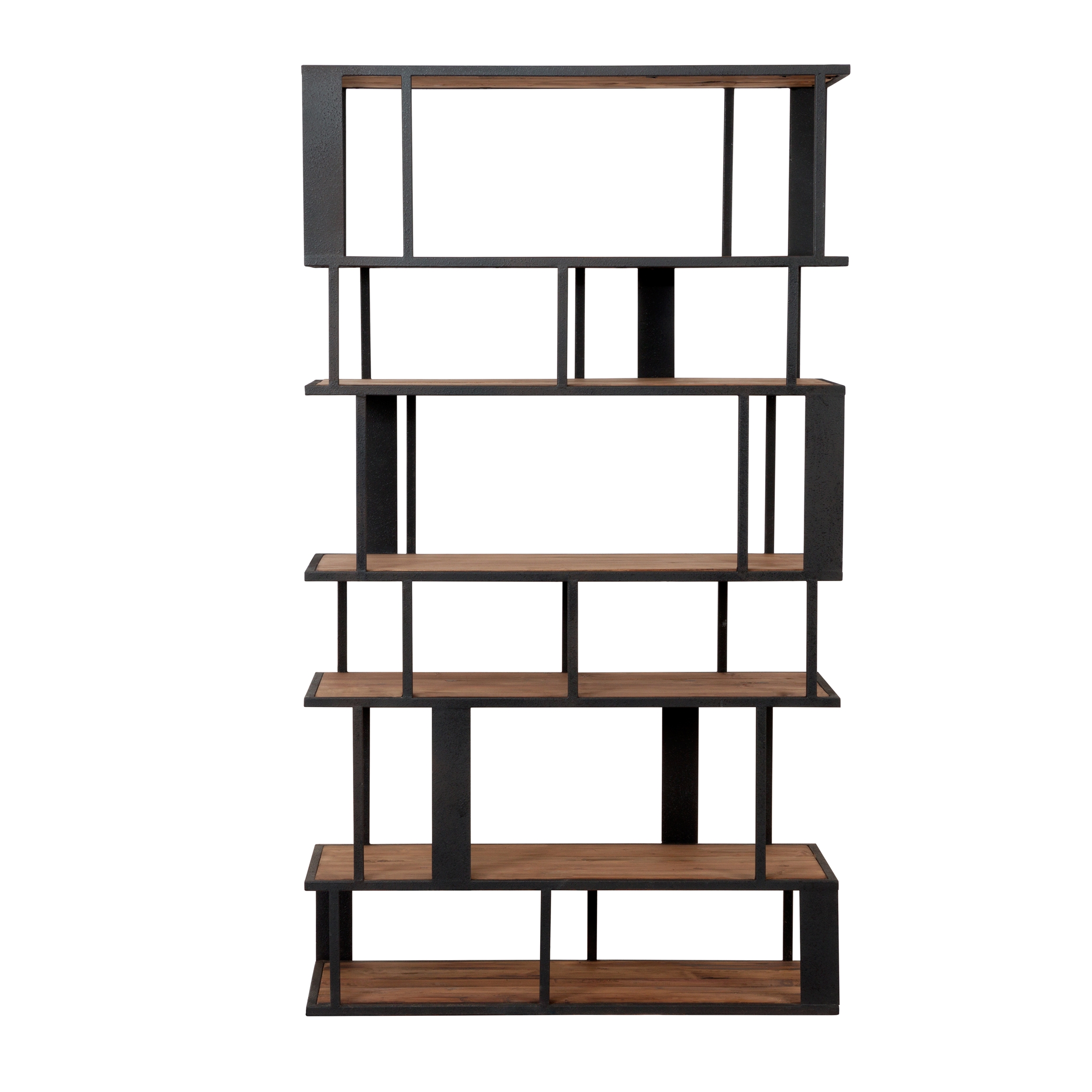 Etagère en métal et bois de cèdre recyclé Etagère en métal et bois de cèdre recyclé
