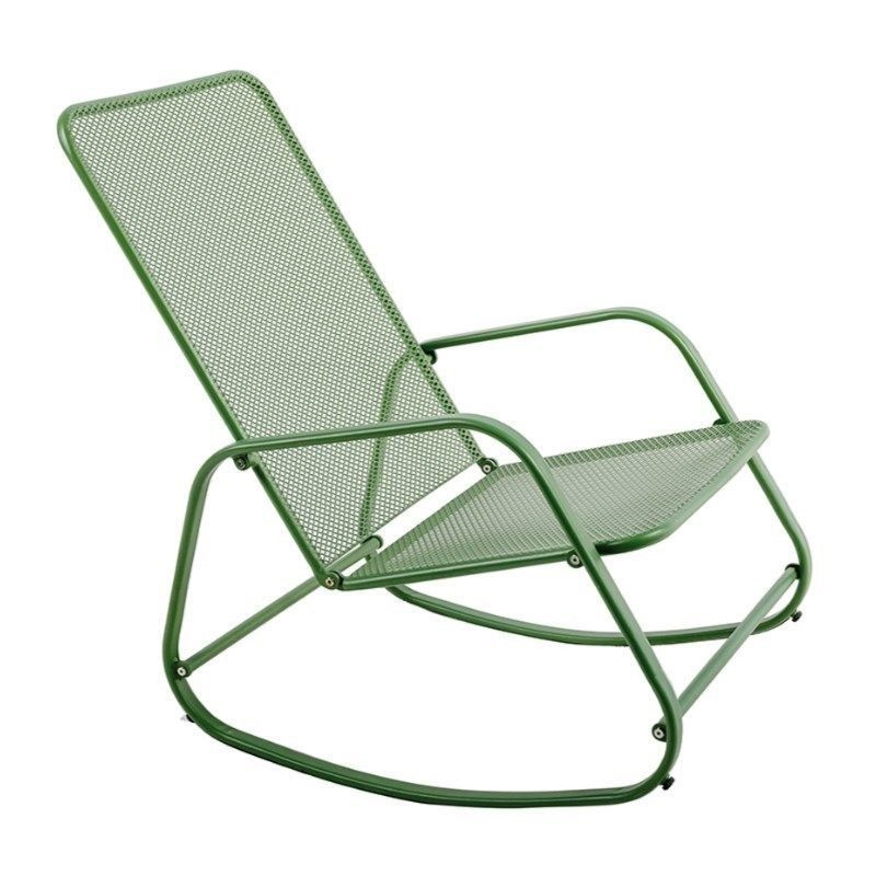 Rocking chair extérieur en acier Vert Rocking chair extérieur en acier Vert