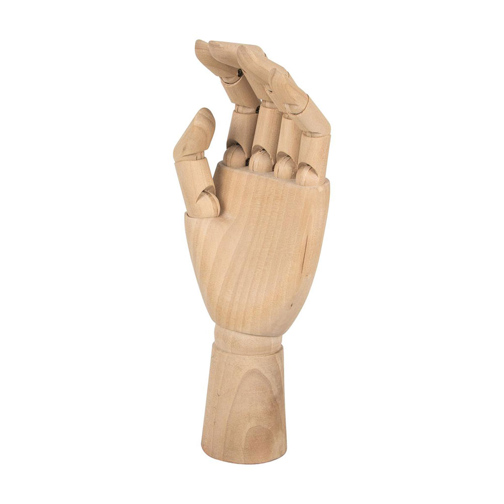 Support main en bois pour bijoux Support main en bois pour bijoux