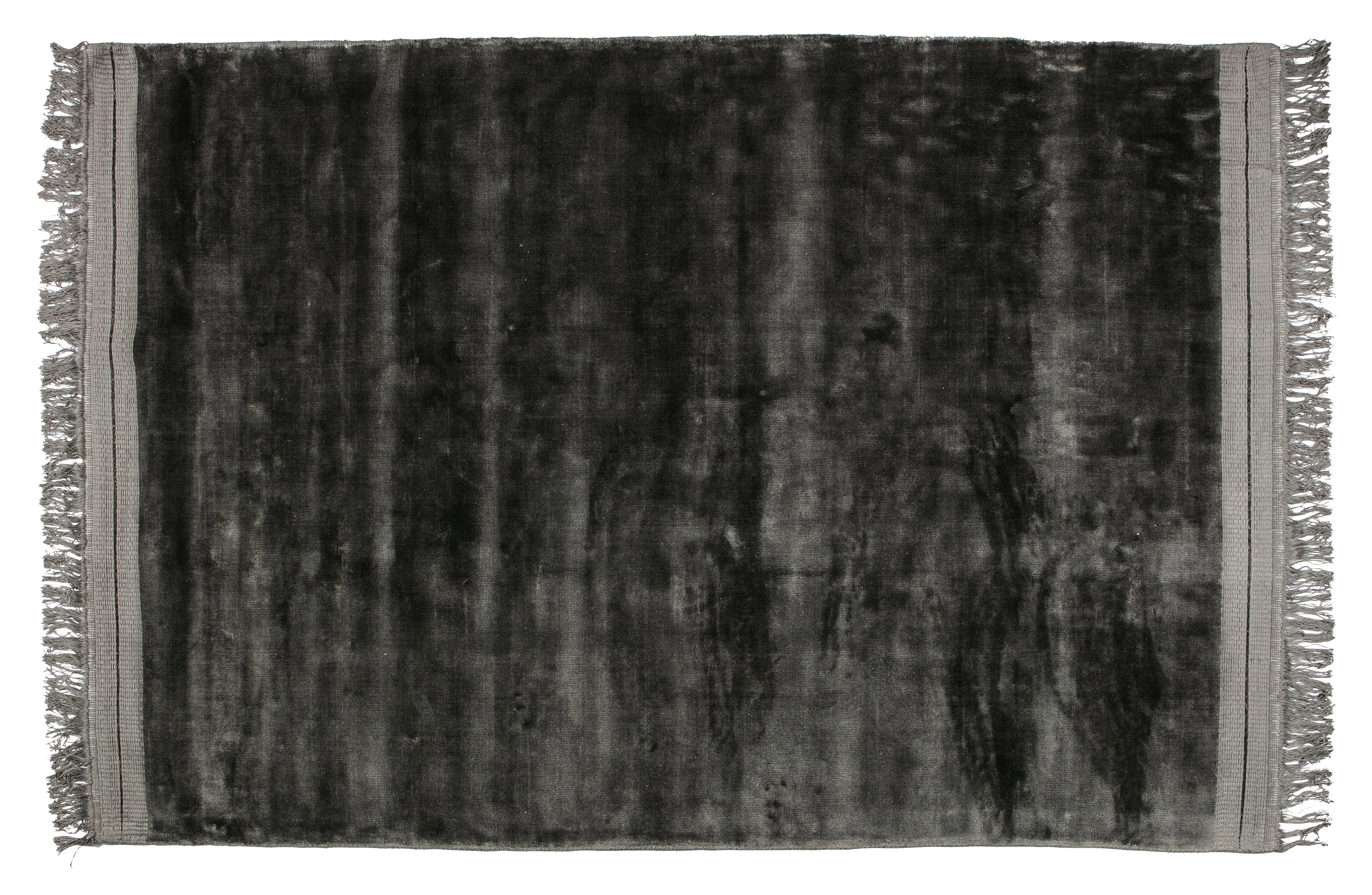 Tapis en velours gris anthracite 170x240 cm