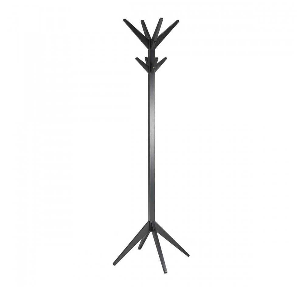 Porte-manteaux laqué noir