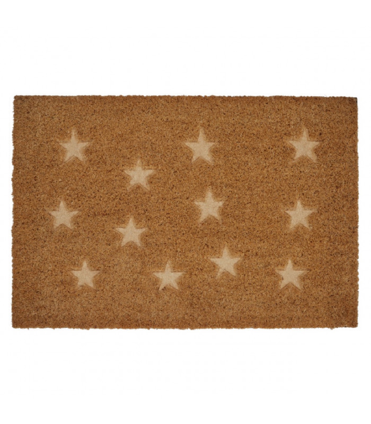 Paillasson coco étoiles embossées 60x40cm Paillasson coco étoiles embossées 60x40cm