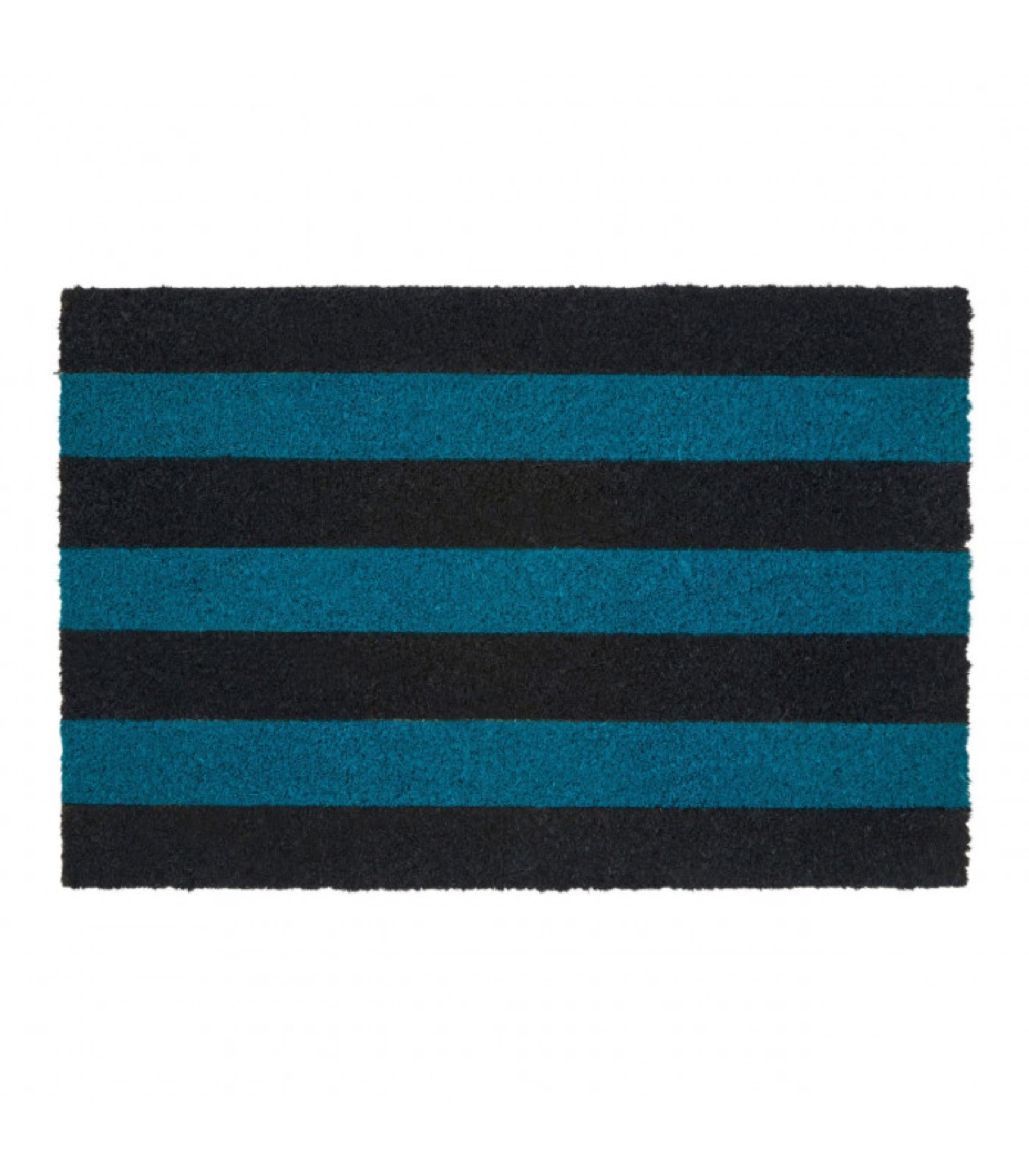 Paillasson coco rayé bleu 60x40cm Paillasson coco rayé bleu 60x40cm