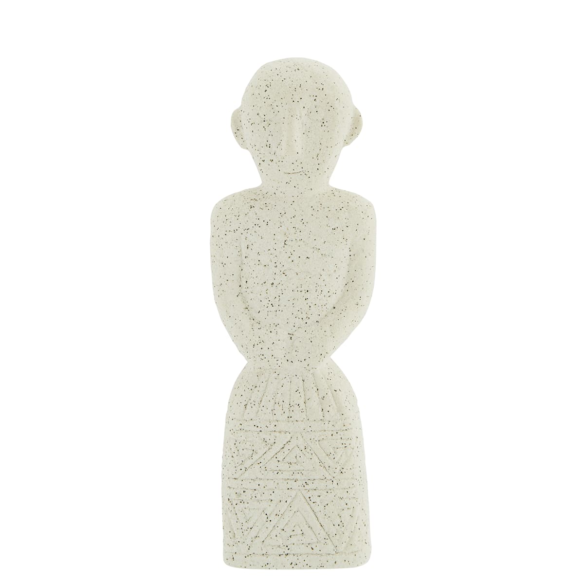 Statuette en grès écru H20cm Statuette en grès écru H20cm