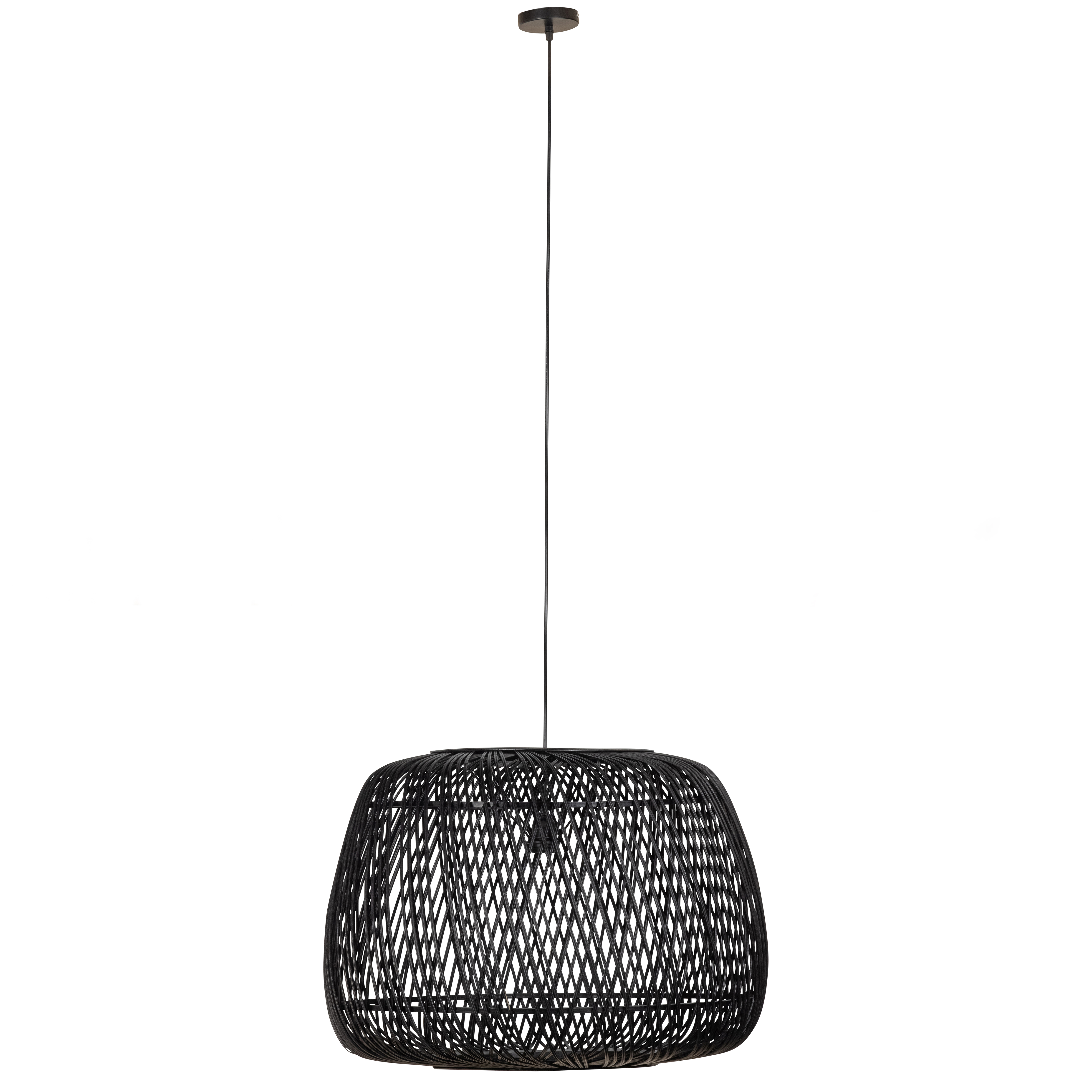 Suspension en bambou D70cm noir Suspension en bambou D70cm noir