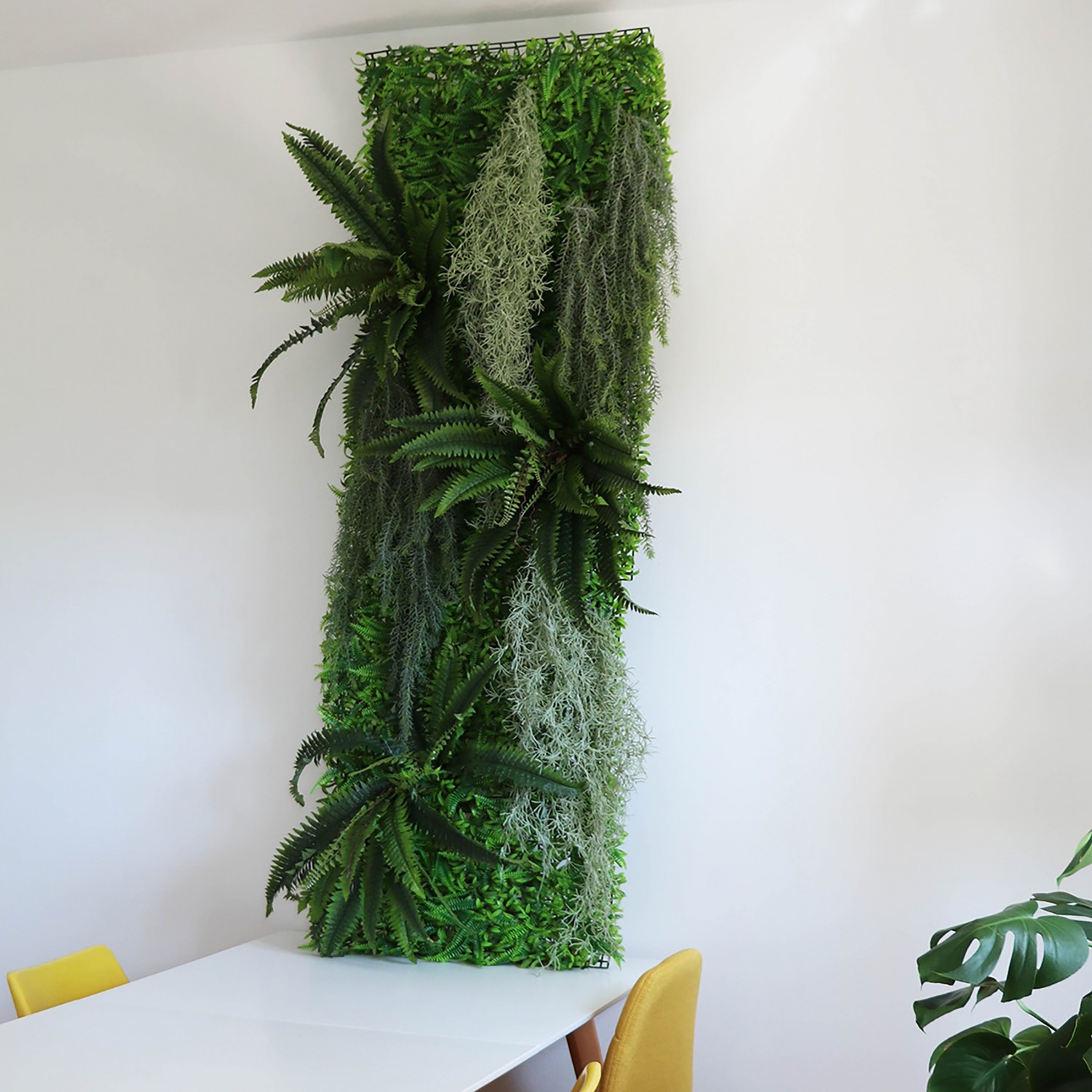 Mur végétal artificiel 200cm - Kit 12 pièces