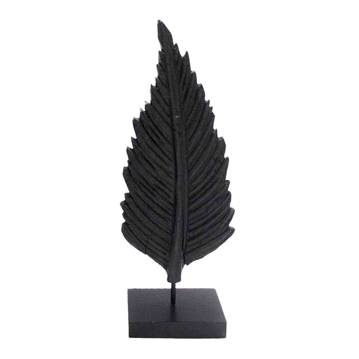 Feuille décorative Noir 21x9x50 cm Feuille décorative Noir 21x9x50 cm