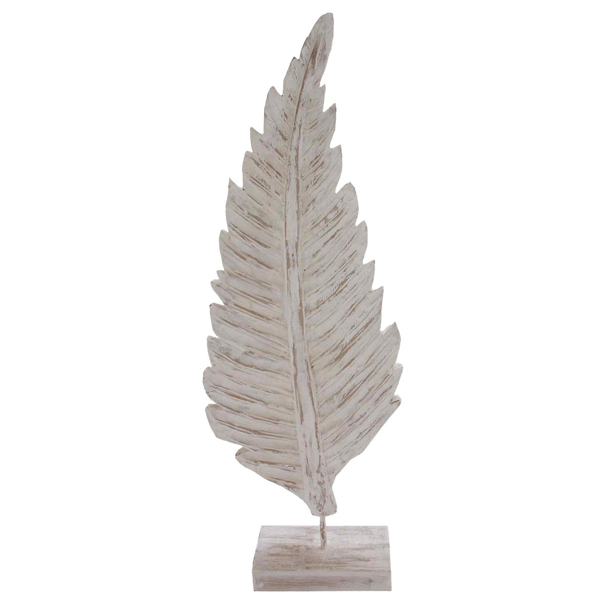 Feuille décorative Blanc 25x10x69 cm Feuille décorative Blanc 25x10x69 cm