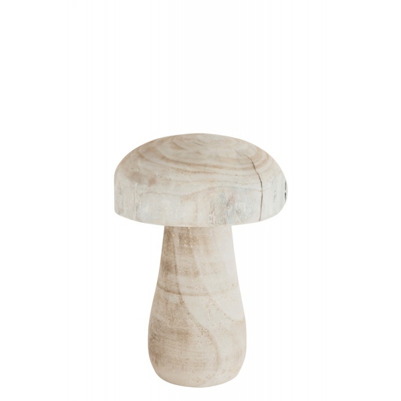 Champignon paulownia blanc H36cm Champignon paulownia blanc H36cm