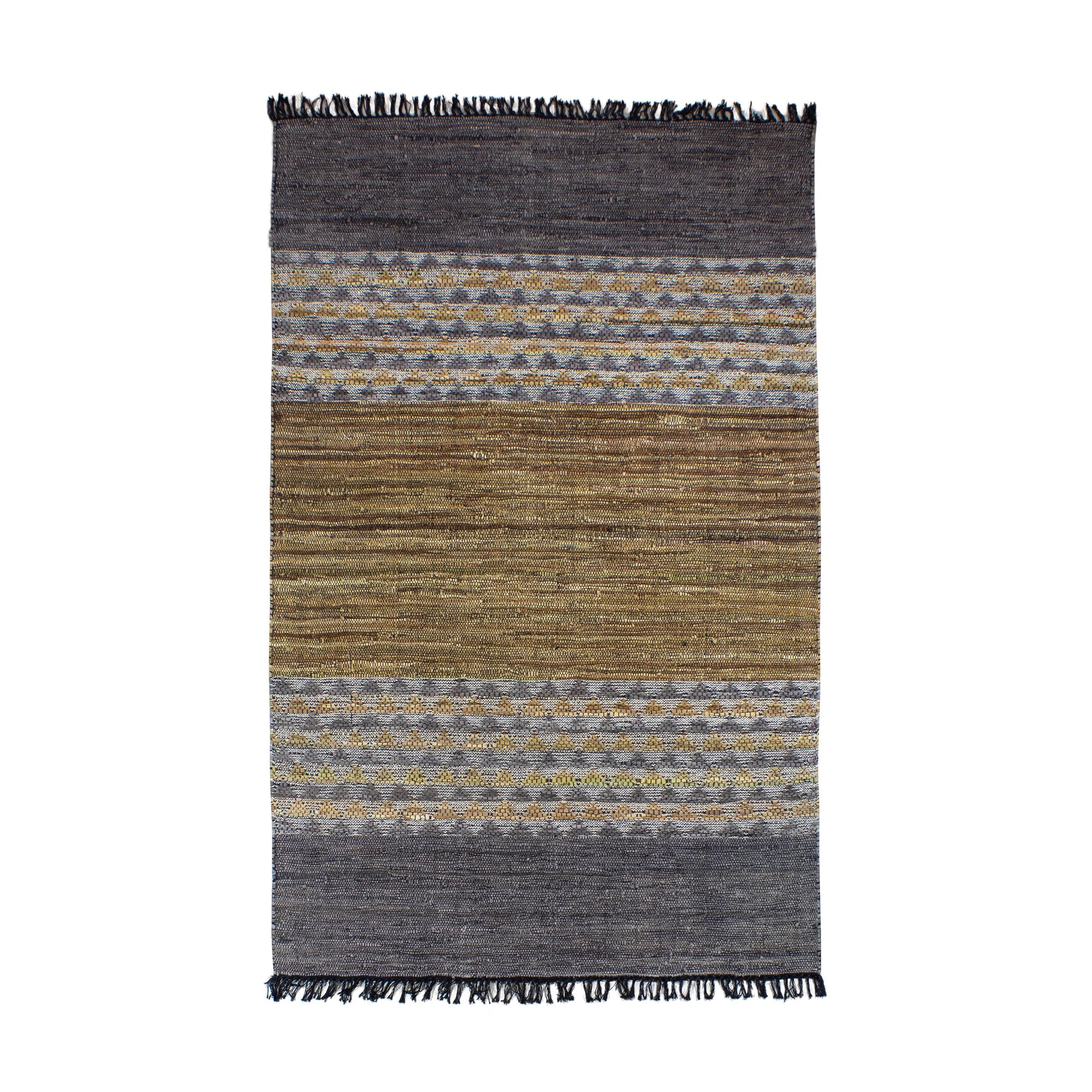 Tapis en cuir et coton 150x240 cm Tapis en cuir et coton 150x240 cm