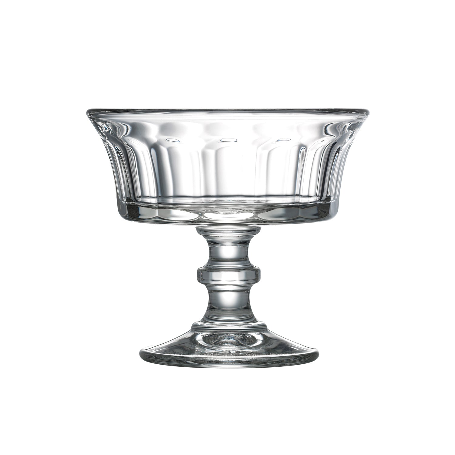 Coupe haute en verre transparent - lot de 6