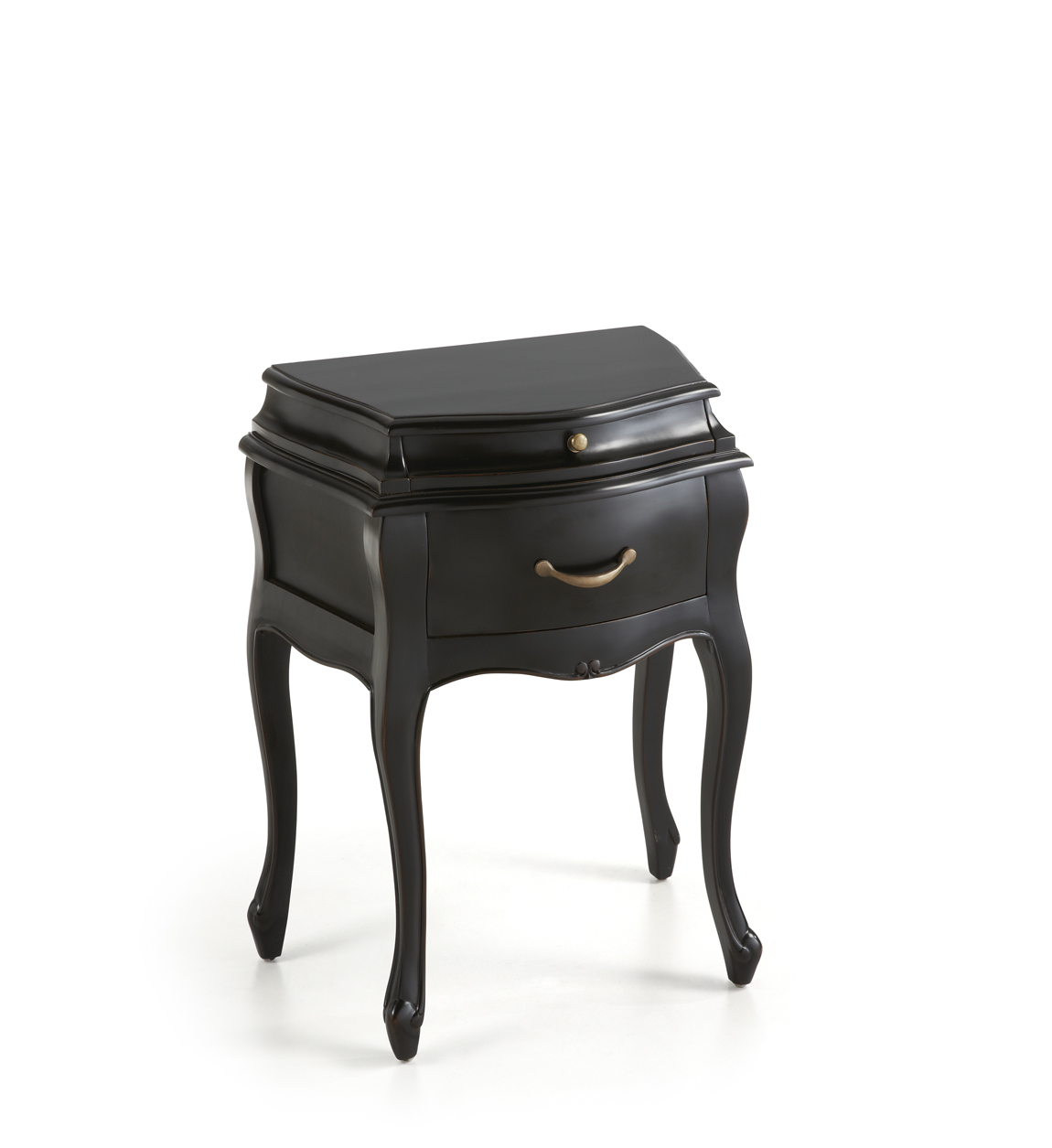 Table de chevet en bois noir L 57 CM Table de chevet en bois noir L 57 CM