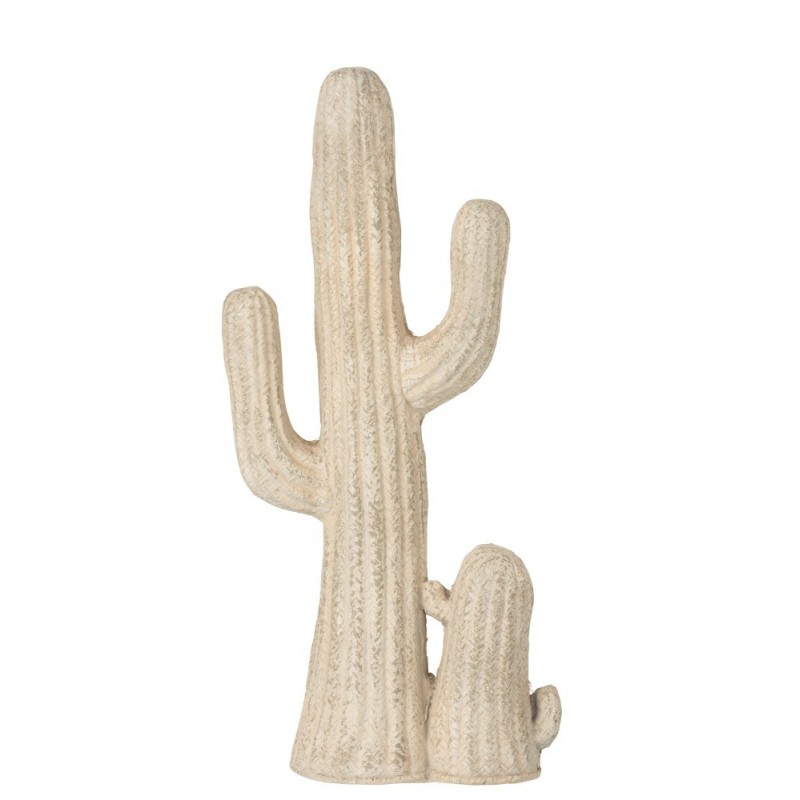 Cactus résine beige H58cm