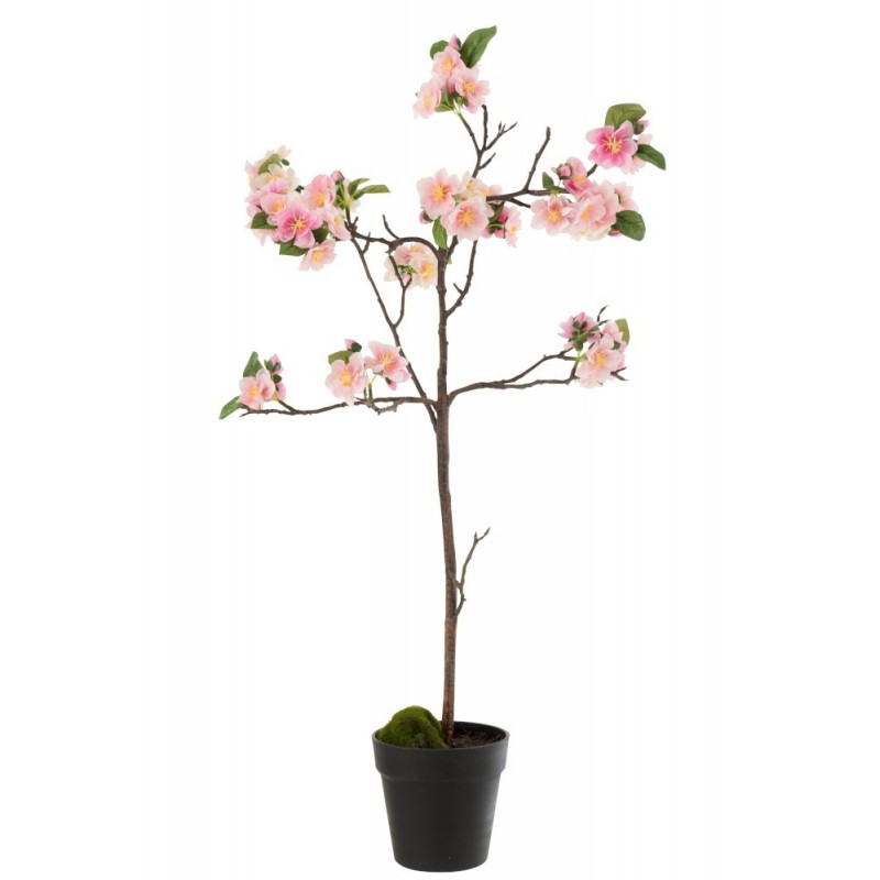 Arbre en fleurs plastique rose/marron H90cm Arbre en fleurs plastique rose/marron H90cm