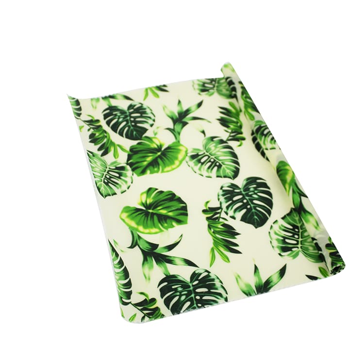 Rouleau de beewraps motif feuilles : 100 cm x 32 cm Rouleau de beewraps motif feuilles : 100 cm x 32 cm