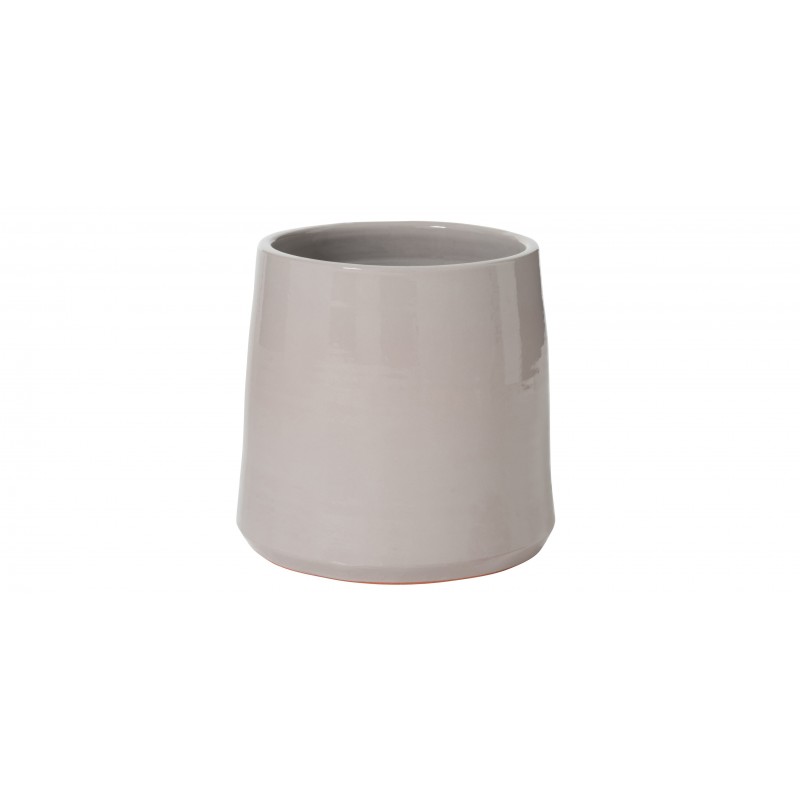 Cache-pot céramique gris H27cm Cache-pot céramique gris H27cm