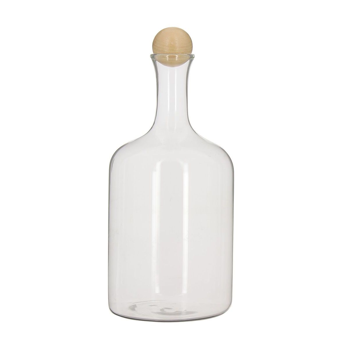 Bouteille avec bouchon rond en verre Bouteille avec bouchon rond en verre