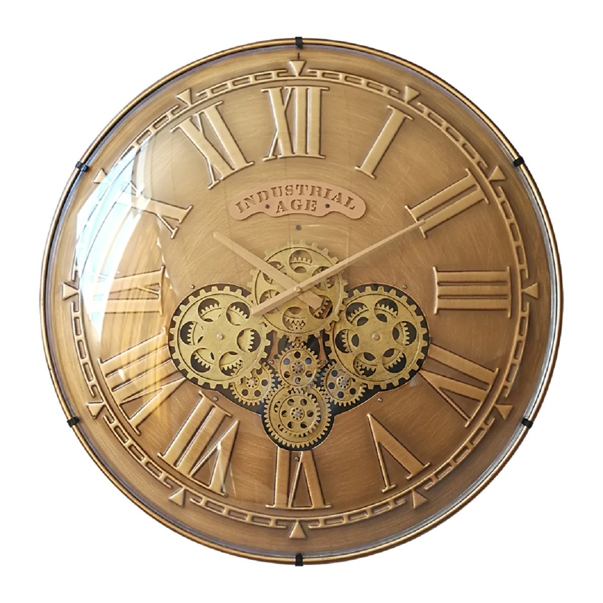 Horloge mecanisme convexe en Métal Or Horloge mecanisme convexe en Métal Or