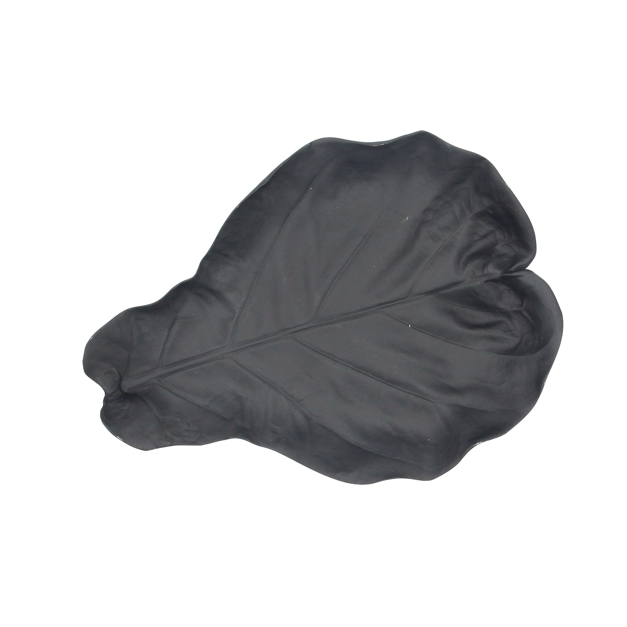 Coupelle fleur en résine noire Coupelle fleur en résine noire